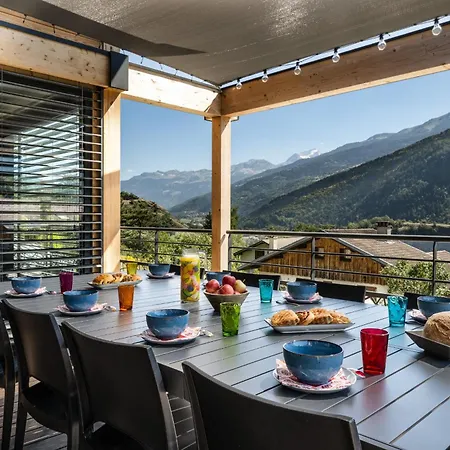 Alpehytte Chalet Neuf 10 Pers - Piscine, Jacuzzi & Vue