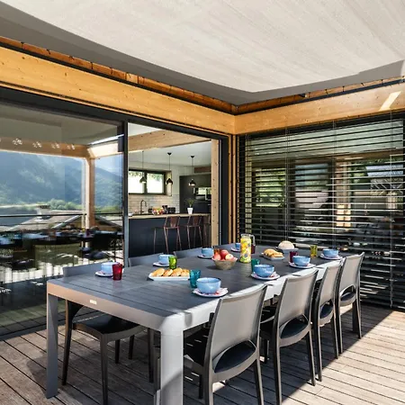 Chalet Neuf 10 Pers - Piscine, Jacuzzi & Vue La Plagne