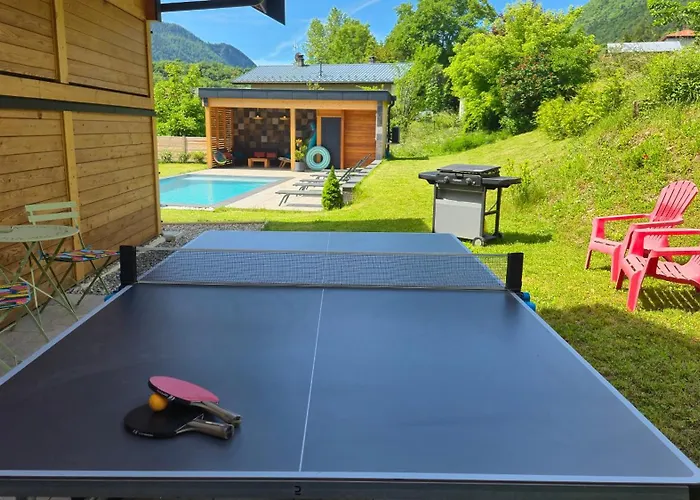 Neuf, Jacuzzi, Piscine Privee Mai-sept, Petanque, Proche Paradiski Chalet La Plagne